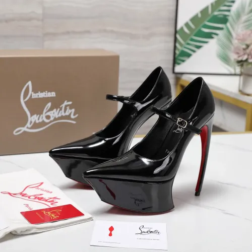 Cheap Christian Louboutin High-heeled shoes For Women #1417940 Replica Wholesale [$128.00 USD] [ITEM#1417940] on Replica Christian Louboutin High-heeled shoes