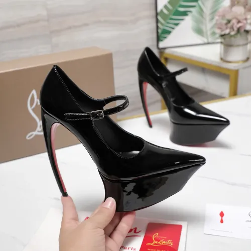 Cheap Christian Louboutin High-heeled shoes For Women #1417940 Replica Wholesale [$128.00 USD] [ITEM#1417940] on Replica Christian Louboutin High-heeled shoes