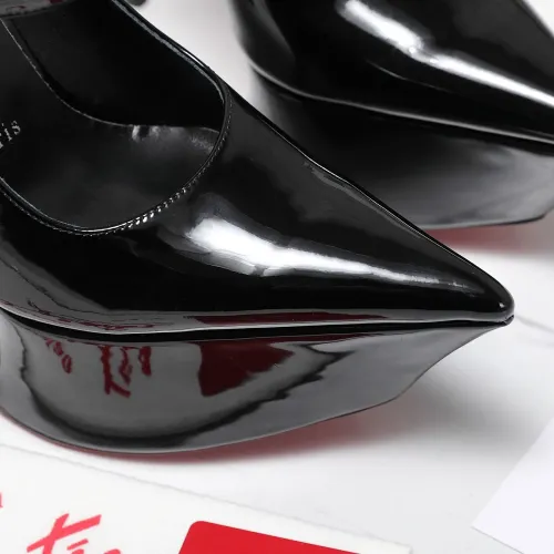 Cheap Christian Louboutin High-heeled shoes For Women #1417940 Replica Wholesale [$128.00 USD] [ITEM#1417940] on Replica Christian Louboutin High-heeled shoes