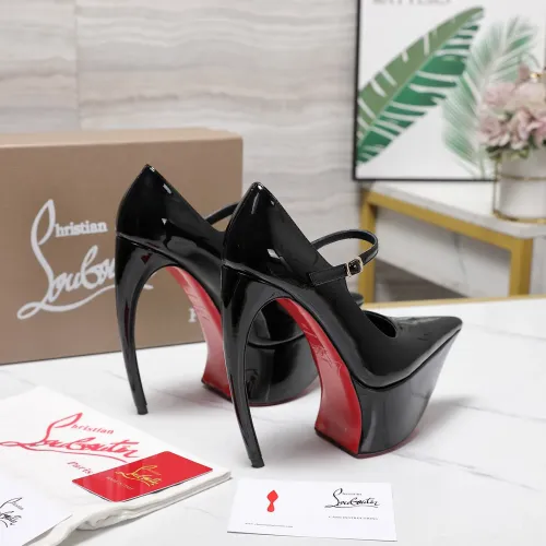 Cheap Christian Louboutin High-heeled shoes For Women #1417940 Replica Wholesale [$128.00 USD] [ITEM#1417940] on Replica Christian Louboutin High-heeled shoes