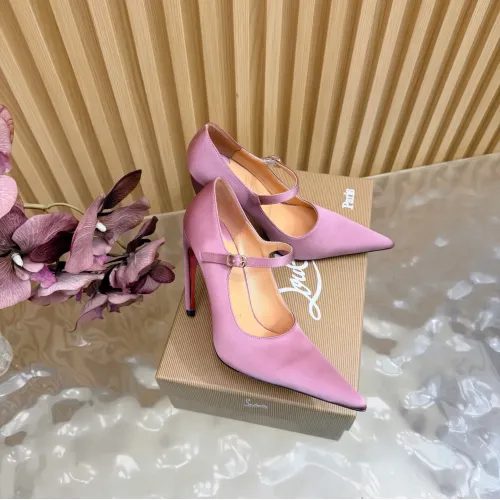 Cheap Christian Louboutin High-heeled shoes For Women #1417943 Replica Wholesale [$115.00 USD] [ITEM#1417943] on Replica Christian Louboutin High-heeled shoes