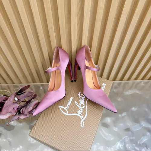 Cheap Christian Louboutin High-heeled shoes For Women #1417943 Replica Wholesale [$115.00 USD] [ITEM#1417943] on Replica Christian Louboutin High-heeled shoes