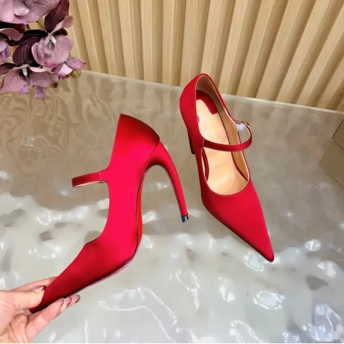Cheap Christian Louboutin High-heeled shoes For Women #1417944 Replica Wholesale [$115.00 USD] [ITEM#1417944] on Replica Christian Louboutin High-heeled shoes