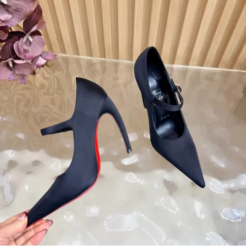 Cheap Christian Louboutin High-heeled shoes For Women #1417945 Replica Wholesale [$115.00 USD] [ITEM#1417945] on Replica Christian Louboutin High-heeled shoes