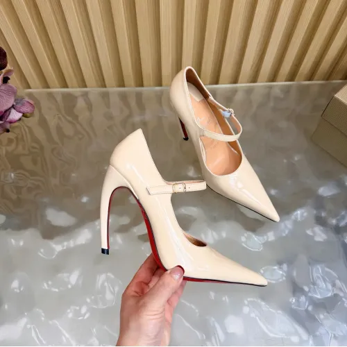 Cheap Christian Louboutin High-heeled shoes For Women #1417947 Replica Wholesale [$115.00 USD] [ITEM#1417947] on Replica Christian Louboutin High-heeled shoes