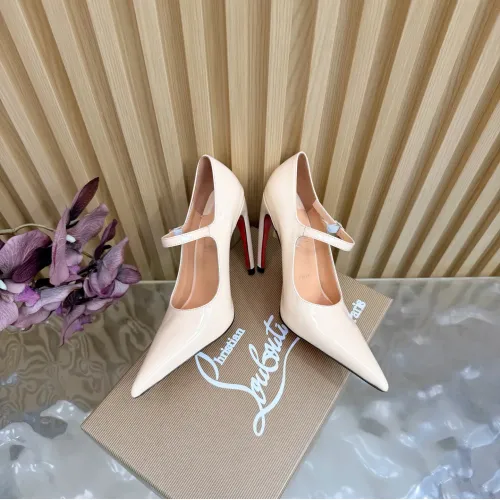 Cheap Christian Louboutin High-heeled shoes For Women #1417947 Replica Wholesale [$115.00 USD] [ITEM#1417947] on Replica Christian Louboutin High-heeled shoes