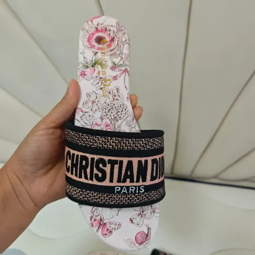 Cheap Christian Dior Slippers For Women #1417982 Replica Wholesale [$68.00 USD] [ITEM#1417982] on Replica Christian Dior Slippers