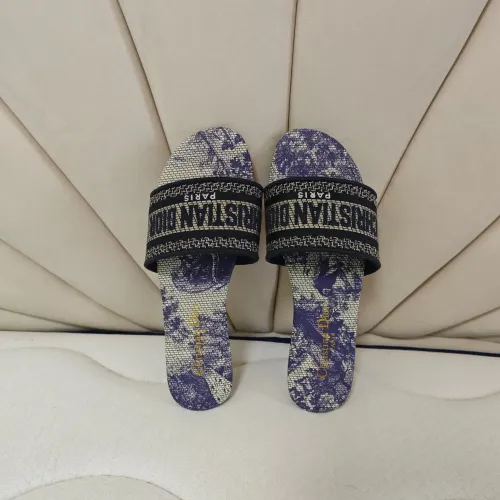 Cheap Christian Dior Slippers For Women #1417985 Replica Wholesale [$68.00 USD] [ITEM#1417985] on Replica Christian Dior Slippers