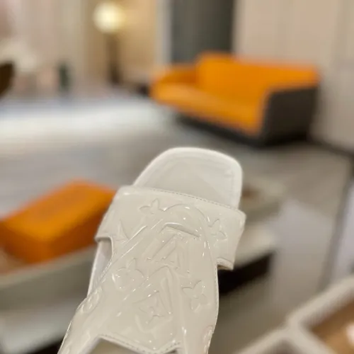 Cheap Louis Vuitton Slippers For Women #1418001 Replica Wholesale [$112.00 USD] [ITEM#1418001] on Replica Louis Vuitton Slippers