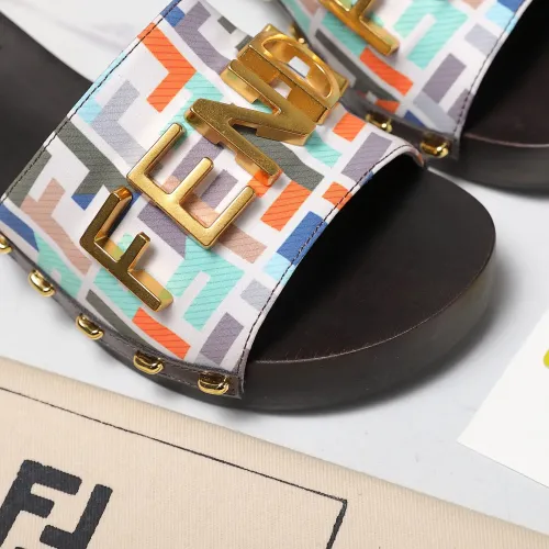 Cheap Fendi Slippers For Women #1418123 Replica Wholesale [$155.00 USD] [ITEM#1418123] on Replica Fendi Slippers
