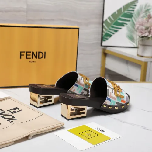 Cheap Fendi Slippers For Women #1418123 Replica Wholesale [$155.00 USD] [ITEM#1418123] on Replica Fendi Slippers