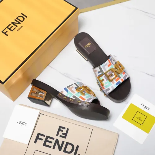 Cheap Fendi Slippers For Women #1418123 Replica Wholesale [$155.00 USD] [ITEM#1418123] on Replica Fendi Slippers
