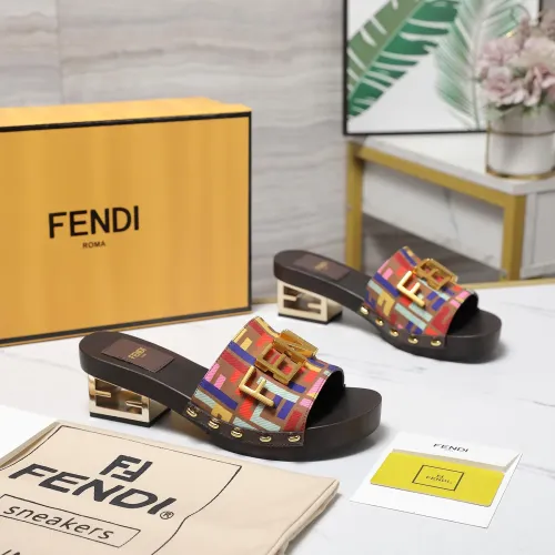 Cheap Fendi Slippers For Women #1418124 Replica Wholesale [$155.00 USD] [ITEM#1418124] on Replica Fendi Slippers