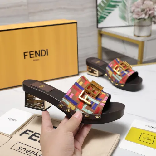 Cheap Fendi Slippers For Women #1418124 Replica Wholesale [$155.00 USD] [ITEM#1418124] on Replica Fendi Slippers