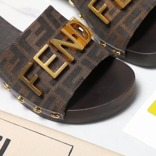 Cheap Fendi Slippers For Women #1418125 Replica Wholesale [$155.00 USD] [ITEM#1418125] on Replica Fendi Slippers