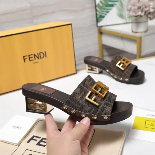 Cheap Fendi Slippers For Women #1418125 Replica Wholesale [$155.00 USD] [ITEM#1418125] on Replica Fendi Slippers