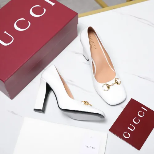 Cheap Gucci High-Heeled Shoes For Women #1418147 Replica Wholesale [$112.00 USD] [ITEM#1418147] on Replica Gucci High-Heeled Shoes