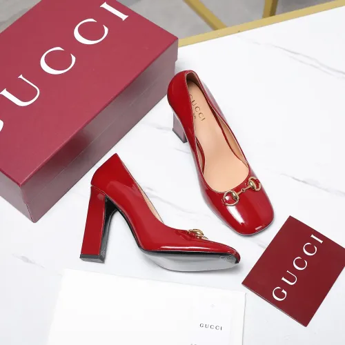 Cheap Gucci High-Heeled Shoes For Women #1418149 Replica Wholesale [$112.00 USD] [ITEM#1418149] on Replica Gucci High-Heeled Shoes