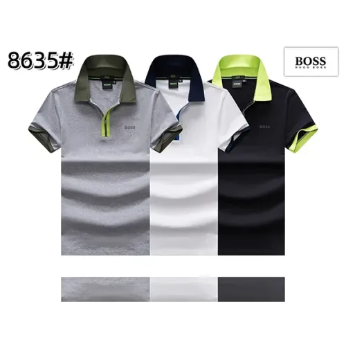 Cheap Boss T-Shirts Short Sleeved For Men #1418198 Replica Wholesale [$25.00 USD] [ITEM#1418198] on Replica Boss T-Shirts