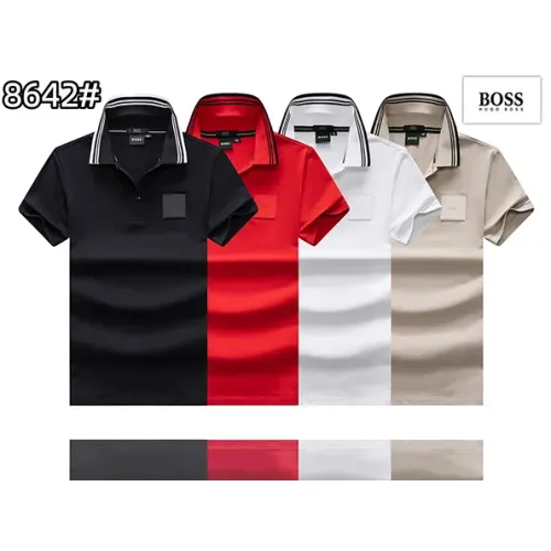Cheap Boss T-Shirts Short Sleeved For Men #1418212 Replica Wholesale [$25.00 USD] [ITEM#1418212] on Replica Boss T-Shirts