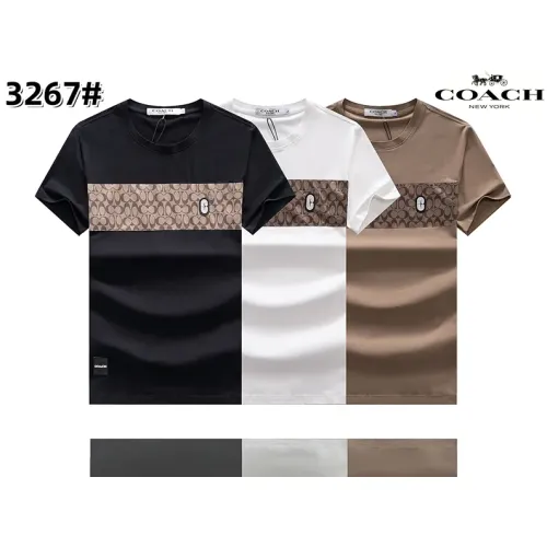 Cheap Coach T-Shirts Short Sleeved For Men #1418230 Replica Wholesale [$27.00 USD] [ITEM#1418230] on Replica Coach T-Shirts