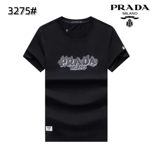 Prada T-Shirts Short Sleeved For Men #1418258