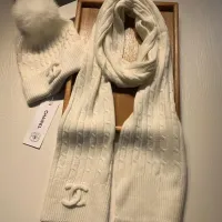 Cheap Chanel Hat and Scarf Set #1407442 Replica Wholesale [$68.00 USD] [ITEM#1407442] on Replica Chanel Hat and Scarf and Glove Set