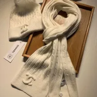 Cheap Chanel Hat and Scarf Set #1407442 Replica Wholesale [$68.00 USD] [ITEM#1407442] on Replica Chanel Hat and Scarf and Glove Set