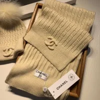 Cheap Chanel Hat and Scarf Set #1407443 Replica Wholesale [$68.00 USD] [ITEM#1407443] on Replica Chanel Hat and Scarf and Glove Set