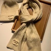 Cheap Chanel Hat and Scarf Set #1407443 Replica Wholesale [$68.00 USD] [ITEM#1407443] on Replica Chanel Hat and Scarf and Glove Set