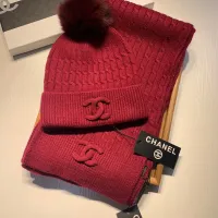 Cheap Chanel Hat and Scarf Set #1407445 Replica Wholesale [$68.00 USD] [ITEM#1407445] on Replica Chanel Hat and Scarf and Glove Set