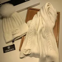 Cheap Chanel Hat and Scarf Set #1407453 Replica Wholesale [$64.00 USD] [ITEM#1407453] on Replica Chanel Hat and Scarf and Glove Set