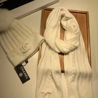 Cheap Chanel Hat and Scarf Set #1407453 Replica Wholesale [$64.00 USD] [ITEM#1407453] on Replica Chanel Hat and Scarf and Glove Set
