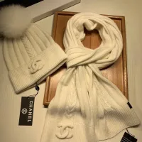 Cheap Chanel Hat and Scarf Set #1407453 Replica Wholesale [$64.00 USD] [ITEM#1407453] on Replica Chanel Hat and Scarf and Glove Set