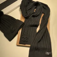 Cheap Chanel Hat and Scarf Set #1407461 Replica Wholesale [$64.00 USD] [ITEM#1407461] on Replica Chanel Hat and Scarf and Glove Set