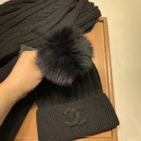 Cheap Chanel Hat and Scarf Set #1407461 Replica Wholesale [$64.00 USD] [ITEM#1407461] on Replica Chanel Hat and Scarf and Glove Set