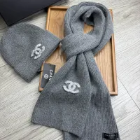 Cheap Chanel Hat and Scarf Set #1407470 Replica Wholesale [$52.00 USD] [ITEM#1407470] on Replica Chanel Hat and Scarf and Glove Set
