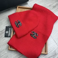 Cheap Chanel Hat and Scarf Set #1407471 Replica Wholesale [$52.00 USD] [ITEM#1407471] on Replica Chanel Hat and Scarf and Glove Set