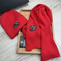 Cheap Chanel Hat and Scarf Set #1407471 Replica Wholesale [$52.00 USD] [ITEM#1407471] on Replica Chanel Hat and Scarf and Glove Set