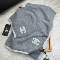 Cheap Chanel Hat and Scarf Set #1407480 Replica Wholesale [$52.00 USD] [ITEM#1407480] on Replica Chanel Hat and Scarf and Glove Set