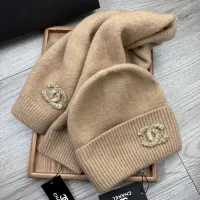 Cheap Chanel Hat and Scarf Set #1407488 Replica Wholesale [$52.00 USD] [ITEM#1407488] on Replica Chanel Hat and Scarf and Glove Set
