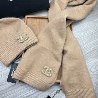 Cheap Chanel Hat and Scarf Set #1407488 Replica Wholesale [$52.00 USD] [ITEM#1407488] on Replica Chanel Hat and Scarf and Glove Set