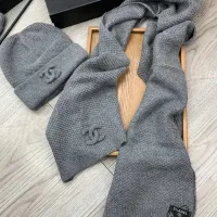 Cheap Chanel Hat and Scarf Set #1407492 Replica Wholesale [$52.00 USD] [ITEM#1407492] on Replica Chanel Hat and Scarf and Glove Set