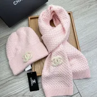 Cheap Chanel Hat and Scarf Set #1407496 Replica Wholesale [$52.00 USD] [ITEM#1407496] on Replica Chanel Hat and Scarf and Glove Set