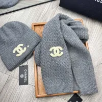 Cheap Chanel Hat and Scarf Set #1407497 Replica Wholesale [$52.00 USD] [ITEM#1407497] on Replica Chanel Hat and Scarf and Glove Set