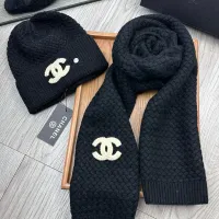 Cheap Chanel Hat and Scarf Set #1407498 Replica Wholesale [$52.00 USD] [ITEM#1407498] on Replica Chanel Hat and Scarf and Glove Set