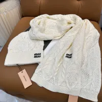 Cheap MIU MIU Hat and Scarf Set #1407499 Replica Wholesale [$64.00 USD] [ITEM#1407499] on Replica MIU MIU Hat and Scarf and Glove Set