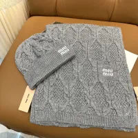 Cheap MIU MIU Hat and Scarf Set #1407501 Replica Wholesale [$64.00 USD] [ITEM#1407501] on Replica MIU MIU Hat and Scarf and Glove Set