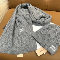 Cheap MIU MIU Hat and Scarf Set #1407501 Replica Wholesale [$64.00 USD] [ITEM#1407501] on Replica MIU MIU Hat and Scarf and Glove Set