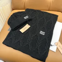 Cheap MIU MIU Hat and Scarf Set #1407502 Replica Wholesale [$64.00 USD] [ITEM#1407502] on Replica MIU MIU Hat and Scarf and Glove Set